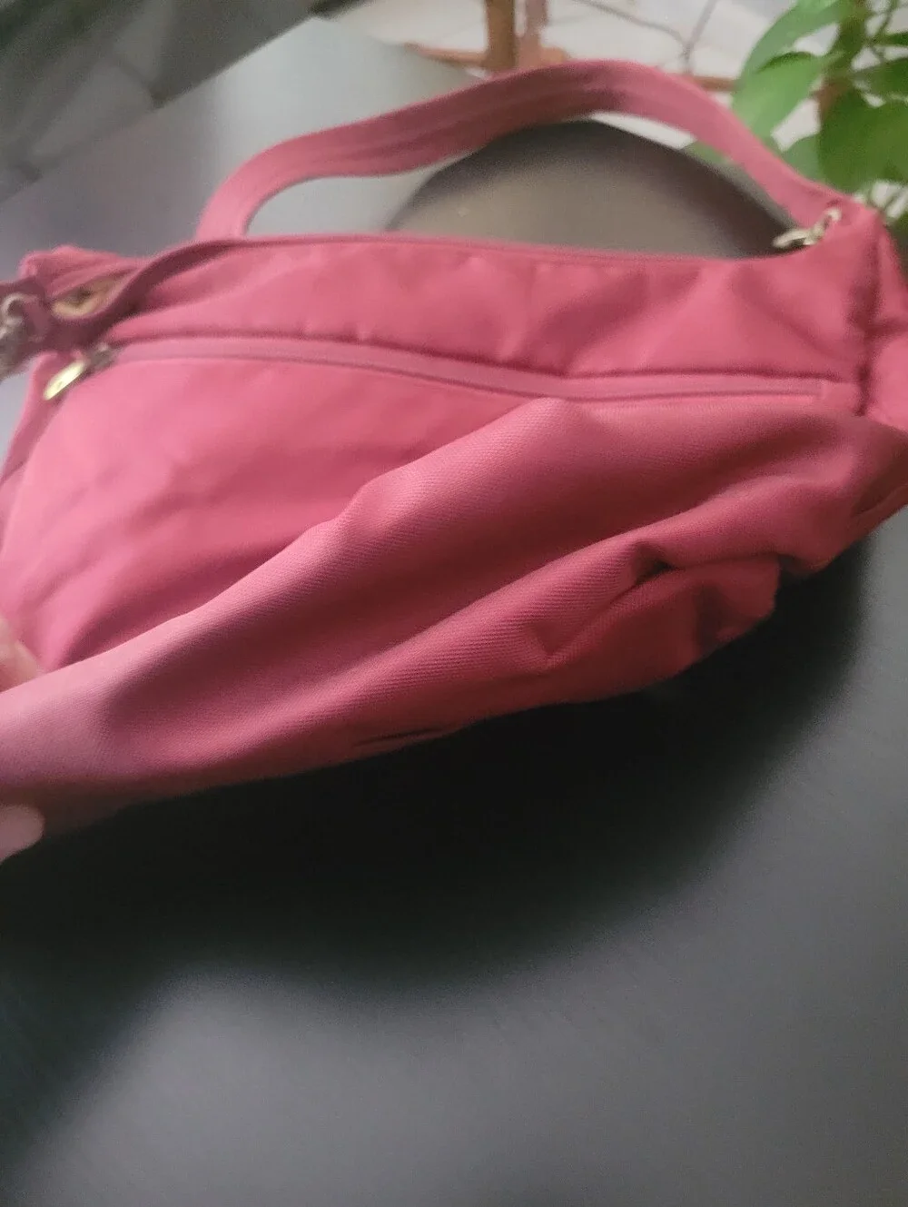 Travelon Wine Red Women's Shoulder Bag - Travel-Friendly